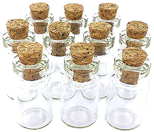 Miniature-Glass-Bottle-with-Cork-1 Large & Small Glass Bottles With Cork Toppers