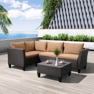 art to real outdoor wicker sectional couch