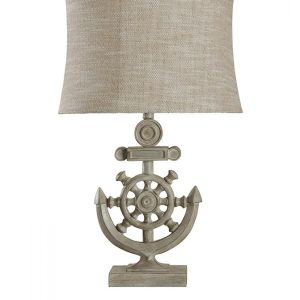 StyleCraft Shipwheel Nautical Table Lamp