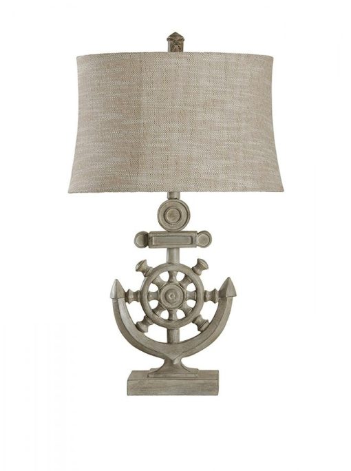 StyleCraft Shipwheel Nautical Table Lamp