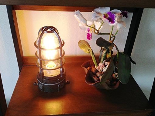 Vapor Touch Nautical Themed Caged Lamp