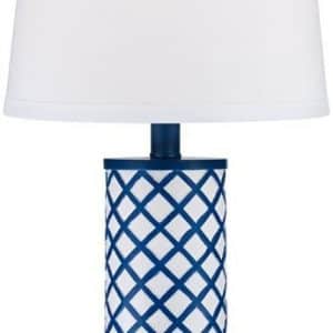 3-gisele-blue-lattice-column-table-lamp-300x300 Discover the Best Beach Table Lamps