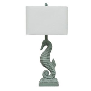 Beachcrest Oaknoll Seahorse Table Lamp