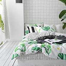 palm-tree-leaves-duvet-cover Palm Tree Bedding Sets & Comforters & Quilts