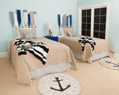 Browning-Nautical-Bedroom-Design-by-Brick-and-Mortar-Home-and-Outdoor Over 100 Beautiful Beach Themed Bedroom Ideas