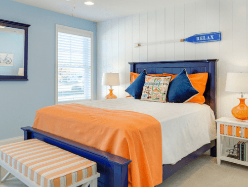 Guest-Bedroom-The-Kingfisher-2.0-by-Schell-Brothers Over 100 Beautiful Beach Themed Bedroom Ideas