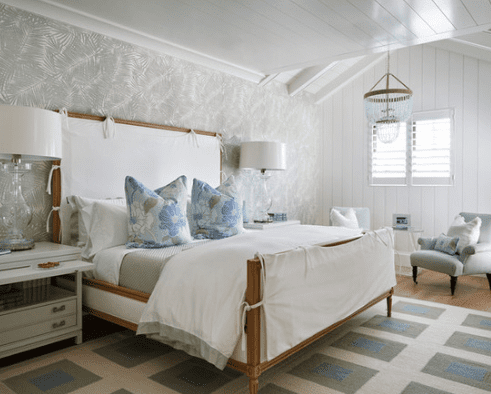 Hamptons-by-Lillian-August-Interior-Design Over 100 Beautiful Beach Themed Bedroom Ideas