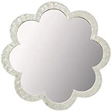 KOUBOO-Flower-Capiz-Seashell-Wall-Mirror-white Seashell Mirrors and Capiz Mirrors