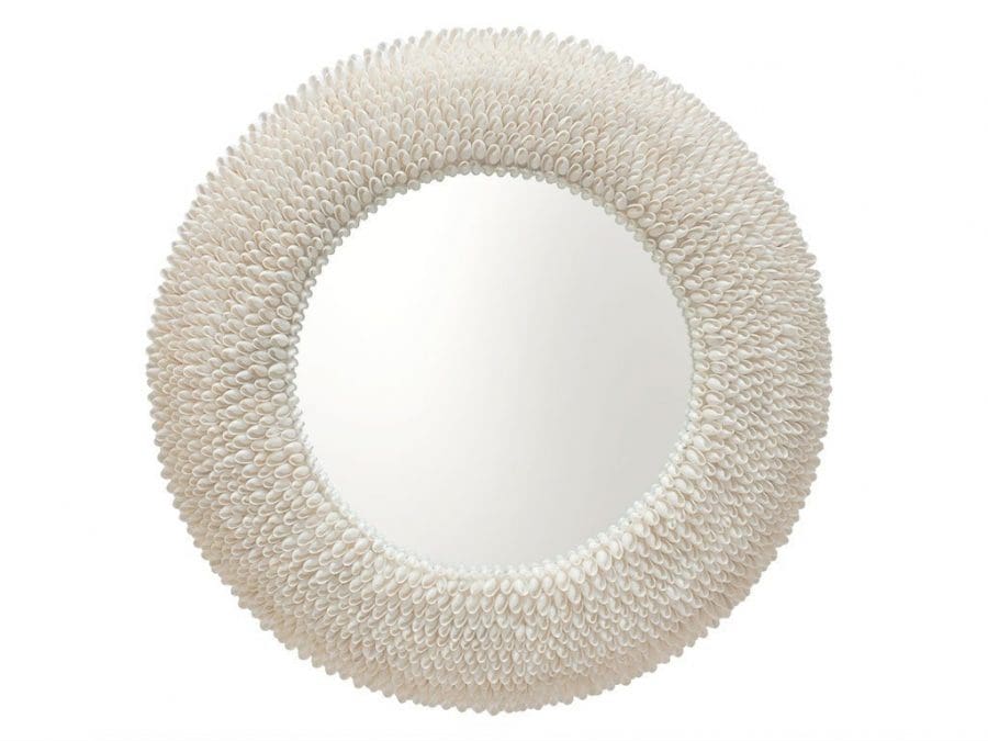 KOUBOO-Round-Bubble-Seashell-Wall-Mirror Seashell Mirrors and Capiz Mirrors