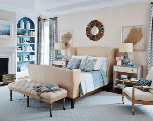 Lemon-Street-by-Andrew-Howard-Interior-Design Over 100 Beautiful Beach Themed Bedroom Ideas
