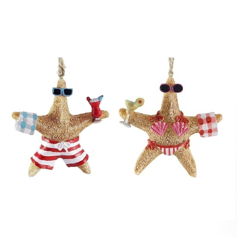 Mr-and-Mrs-Starfish-Hanging-Christmas-Ornament-800x800 Starfish Christmas Ornaments