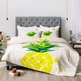 laura-trevey-pineapple-sunshine-comforter Pineapple Bedding Sets & Quilts & Duvet Covers