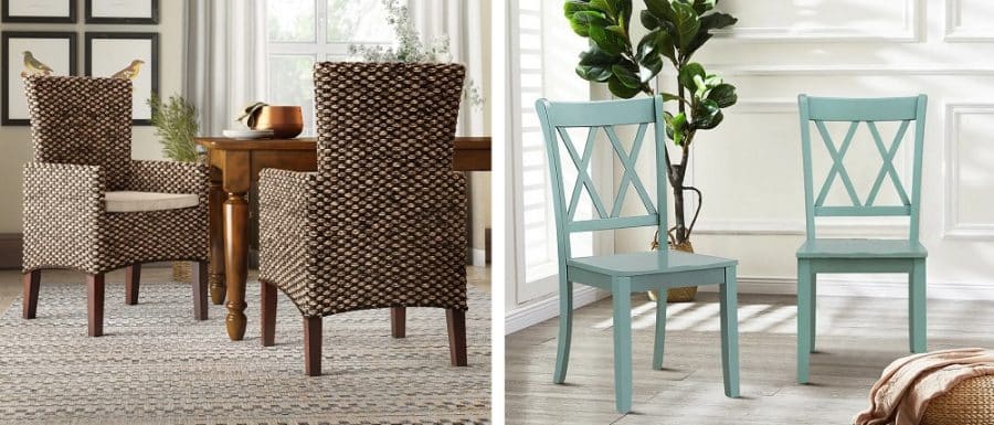 coastal dining room accent chairs