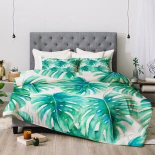 JacquelineMaldonadoParadisePalmsComforter Palm Tree Bedding Sets & Comforters & Quilts