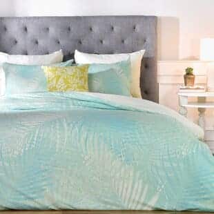 PalePalmDuvetCoverSet Palm Tree Bedding Sets & Comforters & Quilts