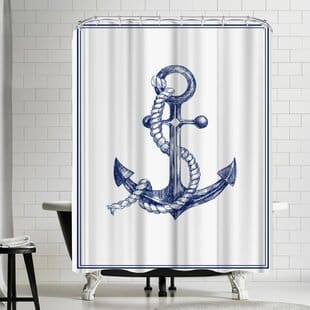 NaudaAnchorShowerCurtain Best Anchor Shower Curtains