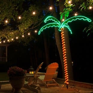 PalmLightedTrees26Branches Best Palm Tree Lamps
