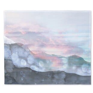 AbstractWatercolorMountainsWallTapestry 6 Best Types of Wall Hanging Tapestries