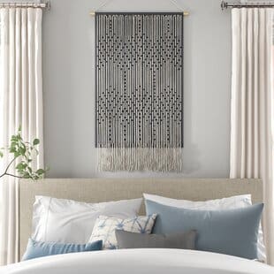 CottonWallHangingwithRodIncluded 6 Best Types of Wall Hanging Tapestries