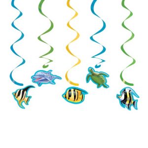 Creative Converting Ocean 5 Count Dizzy Danglers Hanging Party Decoration 0 300x300