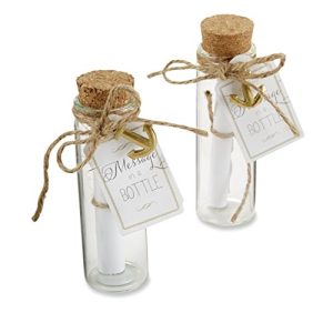 12pcs 4 x 2 Inches Small Glass Favor Jars, Milk Glass Bottles with Cork Lid.  3.4 oz Party Favors Wedding Favors with 25pcs Label Tags and 20m Burlap  Ribbon