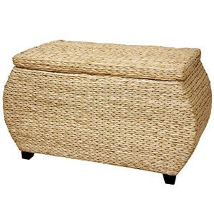 Oriental Furniture Rush Grass Storage Box Natural 0 300x300
