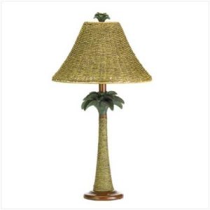 Rattan Rope Style Palm Tree Lamp Light Tropical Decor 0 300x300