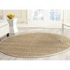 Safavieh-Natural-Fiber-Collection-NF114A-Handmade-Natural-and-Beige-Seagrass-Round-Area-Rug-6-feet-in-Diameter-6-Diameter-0