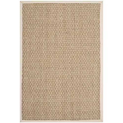 Safavieh Natural Fiber Collection NF114J Handmade Natural And Ivory Seagrass Area Rug 2 Feet By 3 Feet 2 X 3 0