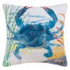 9 Blue-Crab-Decorator-Pillow-Indoor-Outdoor-Use-0