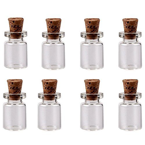 Miniature-Glass-Bottle-with-Cork-8 Large & Small Glass Bottles With Cork Toppers