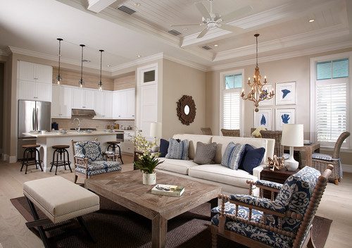 beach-style-living-room-1 5 Tips For Decorating a Beach Themed Living Room