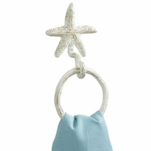 Towel-Ring-Hook-Tropical-Nautical-Starfish-0-300x300 Beach Wall Hooks & Beach Towel Hooks