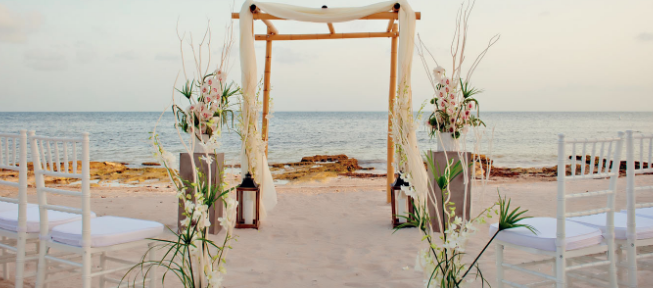 outdoor beach wedding