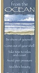 Advice From The Ocean Primitive Wood Plaques Signs Measure 5 X 15 Size Licensed From Ilan Shamir And Your True Nature 0 159x300
