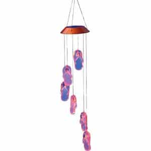 Get Beachy Wind Chime With It Flip Flops Solar Mobile 0 300x300