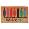 Home More 121771729 Surfboard Welcome Doormat 17 X 29 X 060 Multicolor 0 100x100