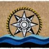 Imports Decor Printed Coir Doormat Compass 18 Inch By 30 Inch 0 100x100