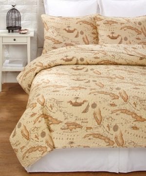 Tommy Bahama Map Quilt Set