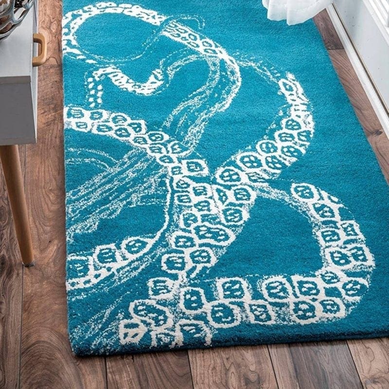 octopus-tail-area-rug-blue-waters-800x800 Best Octopus Area Rugs