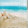 Conch and Seashell Beach Shower Curtain