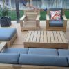 wholesaleteak 4pc teak patio sofa set