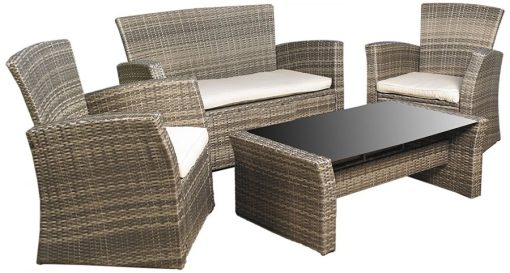 Mission Hills Furniture Wicker Patio Sofa Set