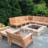 atnas grade a teak patio sofa set