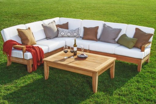 atnas grade a teak patio sofa set