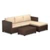 Lachesis 5-PC Outdoor Wicker Sectional Sofa