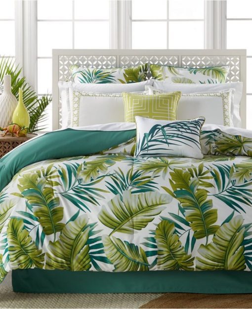 palm tree bedding set in a bag