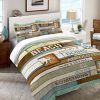 Rustic Striped Beach Bedding and Comforter Set