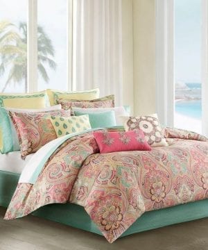 Pink Pastel Hawaiian Tropical Bedding Set Bed In A Bag