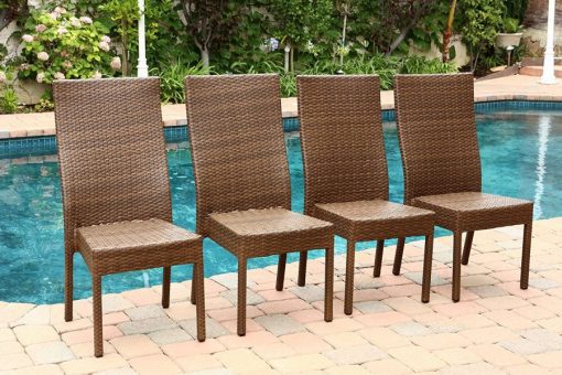 Abbyson Living Wicker Dining Chairs